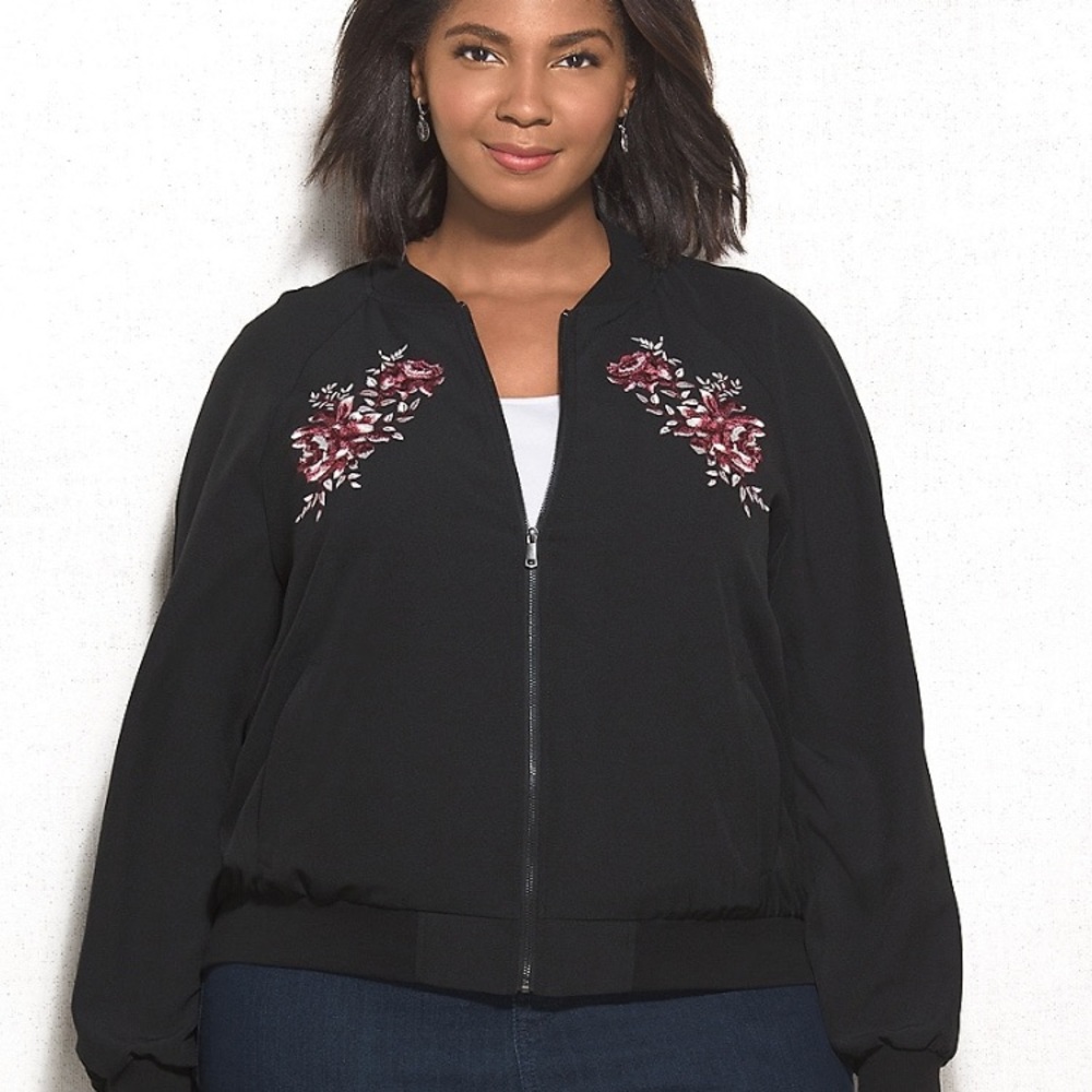 Dress barn bomber jacket